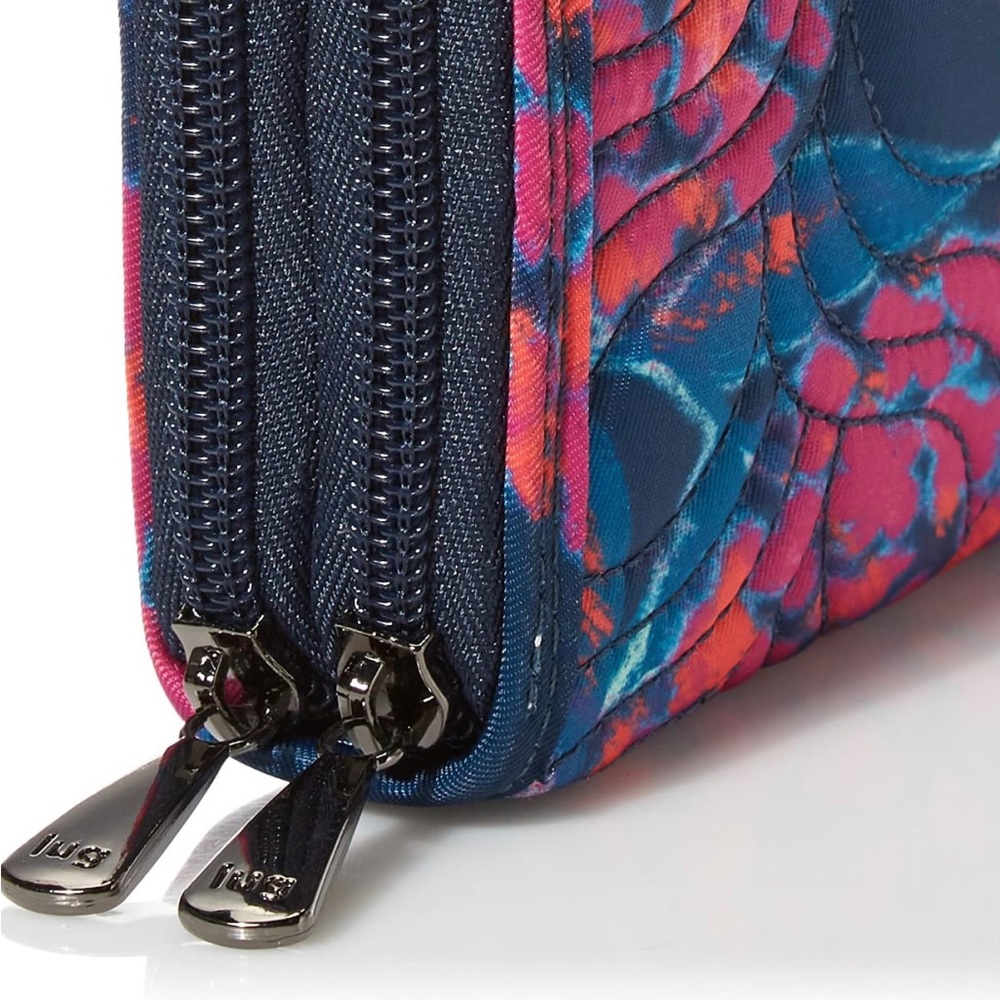 Lug Carousel Crossbody & Splits Wallet Hydrangea Navy - Picture 13 of 16